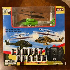 Laser Tag Combat Apache Helicopter Toy (Ages 8&up)